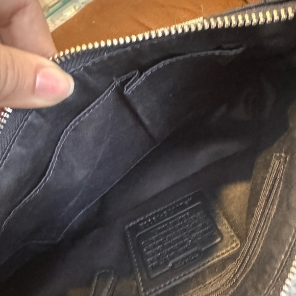 Coach Monogram Black and Cream Shoulder Bag - Picture 3 of 3